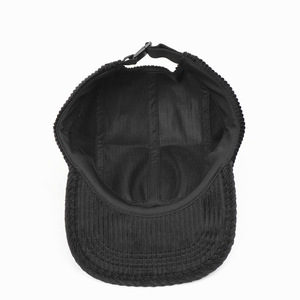 Corduroy Baseball <b>Cap</b> Cotton Plain Color <b>Flat</b> Brim Casual Hat For <b>Men</b> Women Spring Autumn 56-58cm - Product Image 4