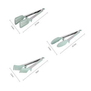 Set di 3 Spatole Multifunzionali Sostenibili in Silicone per Alimenti, Verde Rosso Nero, per Pasta e <span class=keywords><strong>Pasticceria</strong></span> - Product Image 4