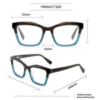 Monturas de Gafas de Acetato Mazzucchelli Personalizadas, Hechas a Mano, con Diseño de Caparazón de Tortuga, Monturas Ópticas de Lujo, Monturas Cuadradas de Lujo