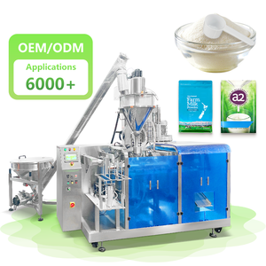Fabricants de machines d'emballage multifonctionnelles, machines d'emballage de poudre de lait en sachet préformé Doypack de 500 g et 1000 g - Product Image 1