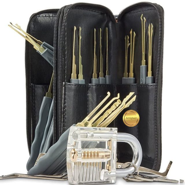 Wholesale 24 Pcs Locksmith Lock Pick Tools 24 Piece Pcs Unlocking Set Lock Picking Set Lockpicking Tools