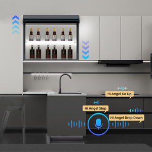 Persianas enrollables inteligentes para gabinetes de cocina, persianas elevables de vidrio Tszh-a (vidrio) con control remoto, fácil de subir y bajar - Product Image 5