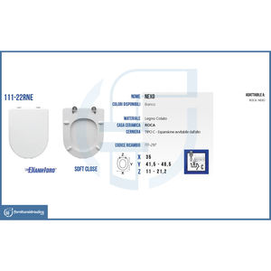 Cubierta de Asiento de Inodoro Roca Nexo Premium Copriwater para la Serie Vaso Nexo - Product Image 2