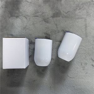 Vasos de Vino y Tazas de Agua con Forma de Huevo de 12oz para Sublimación, Ideales para Horno, en Blanco, para DIY - Envío desde Almacén de EE. UU. - Product Image 1