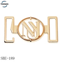 Accesorios de Ropa Interior Resistentes al Óxido, Etiqueta Metálica Personalizada con Nombre Grabado, Anillos Conectores de Aleación de Zinc, Ajustador de Correa de Bikini, Traje de Baño