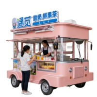 Carrito de Comida Rápida Eléctrico de Cero Emisiones para Eventos al Aire Libre, Resistente a la Oxidación y con Compartimentos Aislados, Sin Costo de Combustible