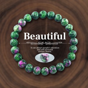 Bracciale Ingrosso con 7 Chakra in Pietra Naturale Energia Curativa per Attrarre Fortuna Denaro e Salute con Perle Occhio di Tigre e Cristalli - Product Image 1