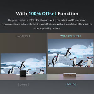 Projecteur Android 11 4K à courte focale et design <span class=keywords><strong>portable</strong></span> |   Cinéma maison |   Grand écran <span class=keywords><strong>de</strong></span> 100 pouces |   Expérience <span class=keywords><strong>de</strong></span> visionnement immersive - Product Image 3