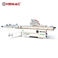 Scie à panneaux horizontale automatique HSMAC de Chine, machine à table coulissante, haute précision, moteur 6,6 kW, longueur de pièce maximale 3100 mm, 380 V