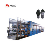 Gants en nitrile de qualité alimentaire JUBAO JB-SUB12, semi-imprégnés, machine haute capacité 5200 paires/heure, contrôle PLC + écran tactile