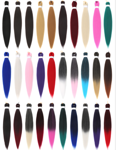 Extensions <span class=keywords><strong>de</strong></span> Haute Qualité pour Cheveux Africains, <span class=keywords><strong>Tresses</strong></span> Ombrées <span class=keywords><strong>de</strong></span> 52 Pouces, Tressage Facile, Cheveux Synthétiques Pré-Étirés pour Tressage - Product Image 6