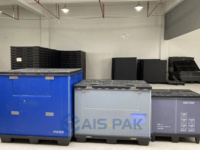 Conteneur en plastique de palette d'outil de manipulation matérielle pour la logistique de stockage d'entrepôt