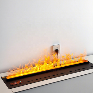 <span class=keywords><strong>Chimenea</strong></span> eléctrica inteligente personalizada Ahorro de energía 78 pulgadas <span class=keywords><strong>Chimenea</strong></span> eléctrica de vapor de agua 3D para debajo de la TV - Product Image 4