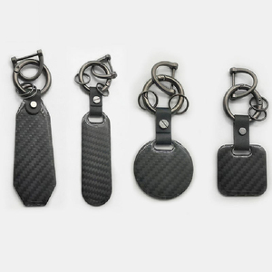 Wholesale Customizable Epoxy Funny <b>Keychain</b> in Bulk Blank <b>Custom</b> Printed Logo Car Key Chain Rectangular Carbon Fiber <b>Keychain</b> - Product Image 4