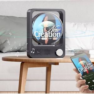 Factory Custom <b>Retro</b> <b>CD</b> <b>Player</b> BT Speaker with Remote Control Type C Portable Desktop Music <b>Player</b> HiFi Sound - Product Image 4