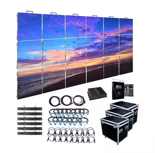 P2.9 P3.0 Full Color LED Display HD Ultra-Fine Pixel Pitch Crystal Clear Image 500x500mm Indoor LED Panel Backdrop Shopping Mall