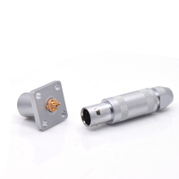 Connecteur circulaire métallique 1S pour positionnement de noyau isolant semi-lune