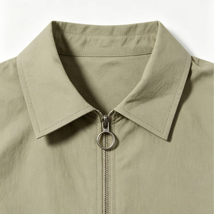 เสื้อเชิ้ตแขนสั้นมีซิปสไตล์ลำลองสำหรับทุกวัน - Product Image 6