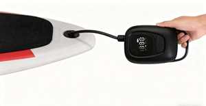 Nouvelle conception de pompe à air rechargeable haute pression 12V pour paddle board et kayak jusqu'à 20 PSI, pompe SUP - Product Image 6