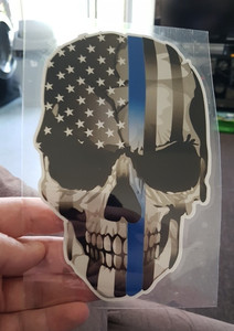 Флаг Америки, автомобильные наклейки, модифицированные автомобильные наклейки с черепами - Product Image 2