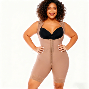 Body sculptant post-chirurgie pour femmes, correcteur <span class=keywords><strong>de</strong></span> posture croisé dans le dos, body avec entrejambe ouvert, réglable, respirant, vêtements <span class=keywords><strong>de</strong></span> compression - Product Image 5