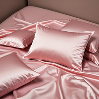 AQTQ Tissu extensible lavable et antistatique en polyester comme le satin pour la literie Doublure de matelas