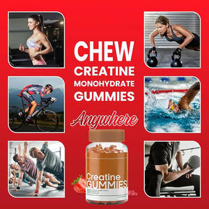 Gomme di Creatina Monoidrato ad Alta Potenza per Adulti, Crescita Muscolare, Potenziamento della Forza, Pre-Allenamento, Supporto Immunitario, L-Taurina, Betaina - Product Image 2