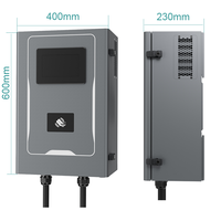 Chargeur rapide CCS1 DC 20 kW pour usage domestique, station de charge rapide murale SAE J1772 pour voitures électriques américaines