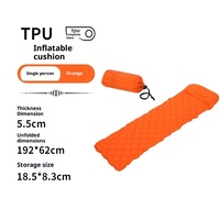 Matelas de camping gonflable automatique avec pompe à pied en TPU ultra-léger pour le voyage