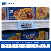 Étiquette électronique de prix numérique E Ink LEEKA 2,13 pouces pour basse température, idéale pour supermarchés, congélateurs et entrepôts frigorifiques (vente au détail)