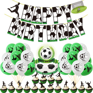 Decoración para Pastel de Cumpleaños, Tema de Fútbol, Fiesta de Cumpleaños de Fútbol, Copa Mundial de Fútbol de Qatar, Amantes del Fútbol, Fiesta de Feliz Cumpleaños E1071 - Product Image 1