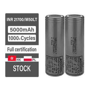 100%純正L*G INR21700-M50LT 5000mAh高容量固体電池セル LiNiMnCoO2正極 500サイクル寿命 -10～60℃対応 - Product Image 1