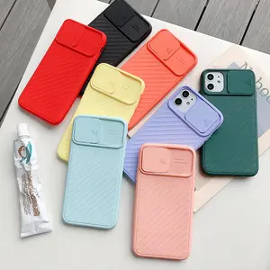 Cubierta trasera de TPU para teléfono Samsung Galaxy, funda protectora de cámara deslizante para teléfono móvil Samsung Galaxy A11 A21 A71 A51, producto 2021