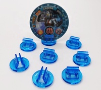 Leshiny 20mm Transparent Rond Carte Base Accessoires Carte Clip Carte Papier Carte Fixe Accessoires Enfants Jeu de Société Jouets Usine d