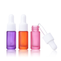 BYPE by PERFUME Mini Flache Zylinder Fläschchen Aus Milchfarbenem Glas Mit Tropfenzähler Für Ätherische Öle 5ml/10ml Luxuriös Leer Nachfüllbar