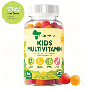 Suplemento Dietético Vegano Multivitamínico para Niños con Logotipo Privado Personalizado, 60 Gomitas, para Apoyar la Función Inmunológica y la Salud Ósea - Product Image 2