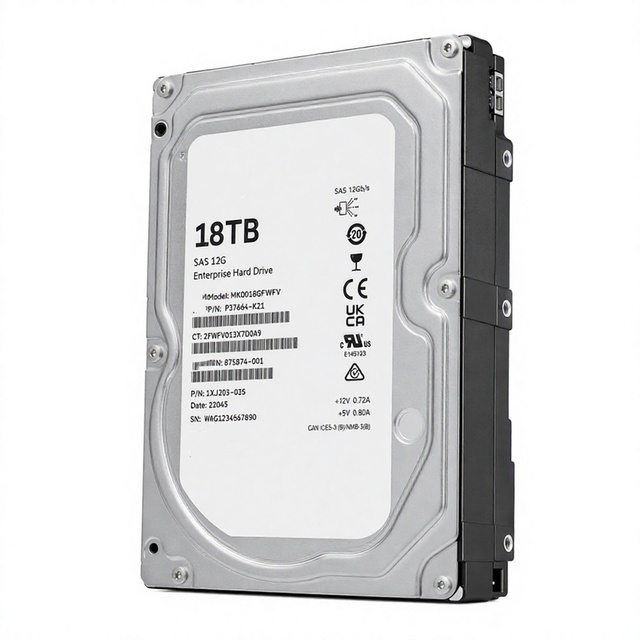 P53555-K21 20TB Enterprise SATA 6Gb/s 3.5 Inch LFF 7200RPM Helium-Sealed 512e ISE Server Hard Drive