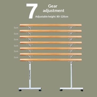 Barre de gymnastique professionnelle pour enfants, réglable en hauteur, pliable, en ABS, pour l'entraînement des étirements des jambes et la pratique de la danse