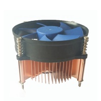 Dissipateur de chaleur pour processeur de PC et ventilateurs de refroidissement de 92mm pour Intel Socket Lga775 Lga1156 et Sleeve Silent PWM 4p Copper Cpu Air Cooler