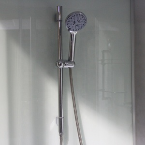 Mamparas de <span class=keywords><strong>ducha</strong></span> modernas prefabricadas para baño, con vidrio templado <span class=keywords><strong>y</strong></span> bandejas de <span class=keywords><strong>ducha</strong></span> cepilladas, ideales para hoteles <span class=keywords><strong>y</strong></span> uso interior. - Product Image 4