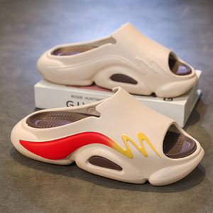 Deran รองเท้าแตะแบบสไลด์สำหรับผู้ชายและผู้หญิง, สำหรับใส่ได้ทั้งชายและหญิง<span class=keywords><strong>ม</strong></span>ีแพลตฟอร์มหมอน<span class=keywords><strong>สระ</strong></span>ว่ายน้ำฤดูร้อน - Product Image 3