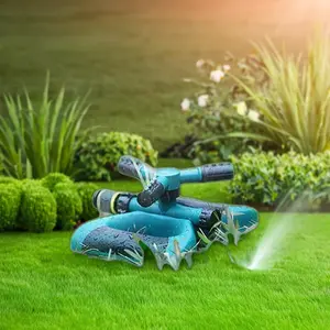 Aspersor De Irrigação Inteligente Jardim Aspersor Oscilante Automático De Baixa Pressão 360 Graus