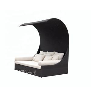 كرسي استلقاء خارجي كلاسيكي من الخيزران، أثاث خارجي، كرسي استرخاء لحمام السباحة - Product Image 2