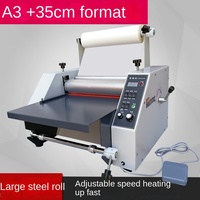 Machine à laminer automatique à grande vitesse à rouleaux larges 350/450 mm Rouleau en acier Froid & Chaud A3/A2 Moteur électrique Vitesse réglable