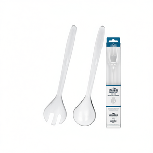 <b>Salad</b> Cutlery Set Stainless Steel Fork Spoon Serving Utensils Kitchen <b>Tools</b> - Product Image 2