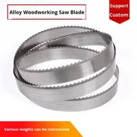 Lame de scie à ruban en carbure EJ Woodworking, dents affûtées, finition blanche, pour scie à portique verticale et horizontale, bois dur, acajou, pin, sur mesure