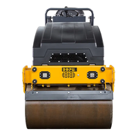 Machines de construction 2 tonnes petit rouleau de route vibrateur compacteur rouleau d'asphalte
