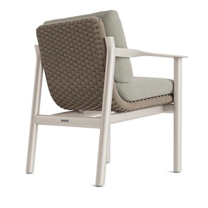 Ensemble de salle à manger d'extérieur moderne avec chaise d'appoint et fauteuils de jardin en aluminium et corde pour hôtels et hôpitaux - Product Image 6