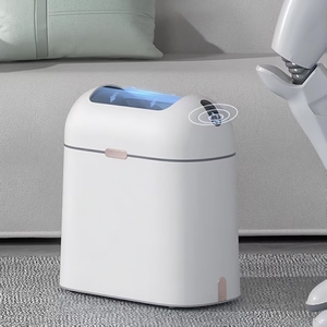 Elpheco 9L cảm biến thông minh Thùng rác có thể chống thấm nước chống mùi nhựa với bướm nắp cho phòng ngủ phòng khách - Product Image 3