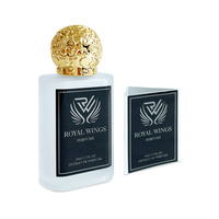 Autocollants de bouteille de parfum d'étiquette de logo imprimé personnalisé avec adhésif de marquage à chaud de feuille d'argent